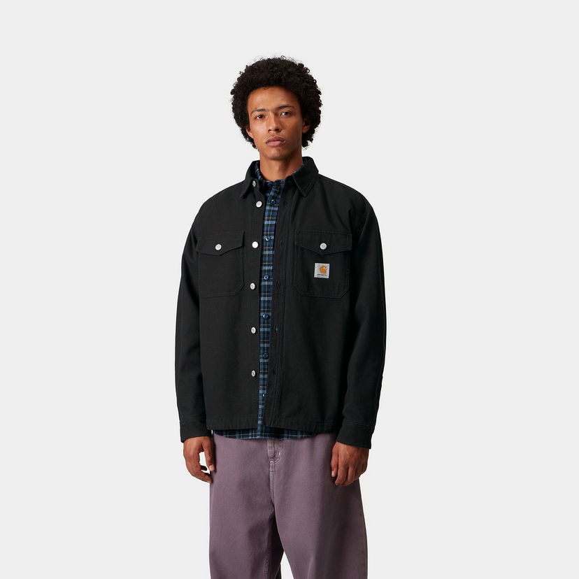 Skjorte Carhartt WIP WIP Selby Shirt Jacket Sort | I035305_9