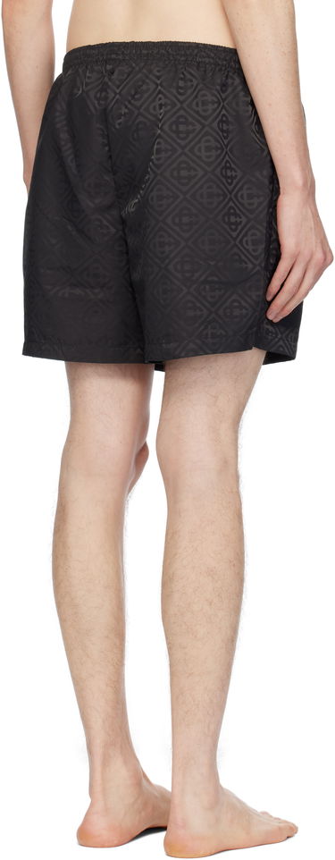 Badetøj Casablanca Casablanca Jacquard Swim Shorts Sort | MPS25-TR-224-04, 2