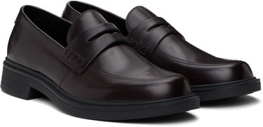 Sneakers og sko BOSS BOSS Leather Penny Loafers Brun | 50536172, 3