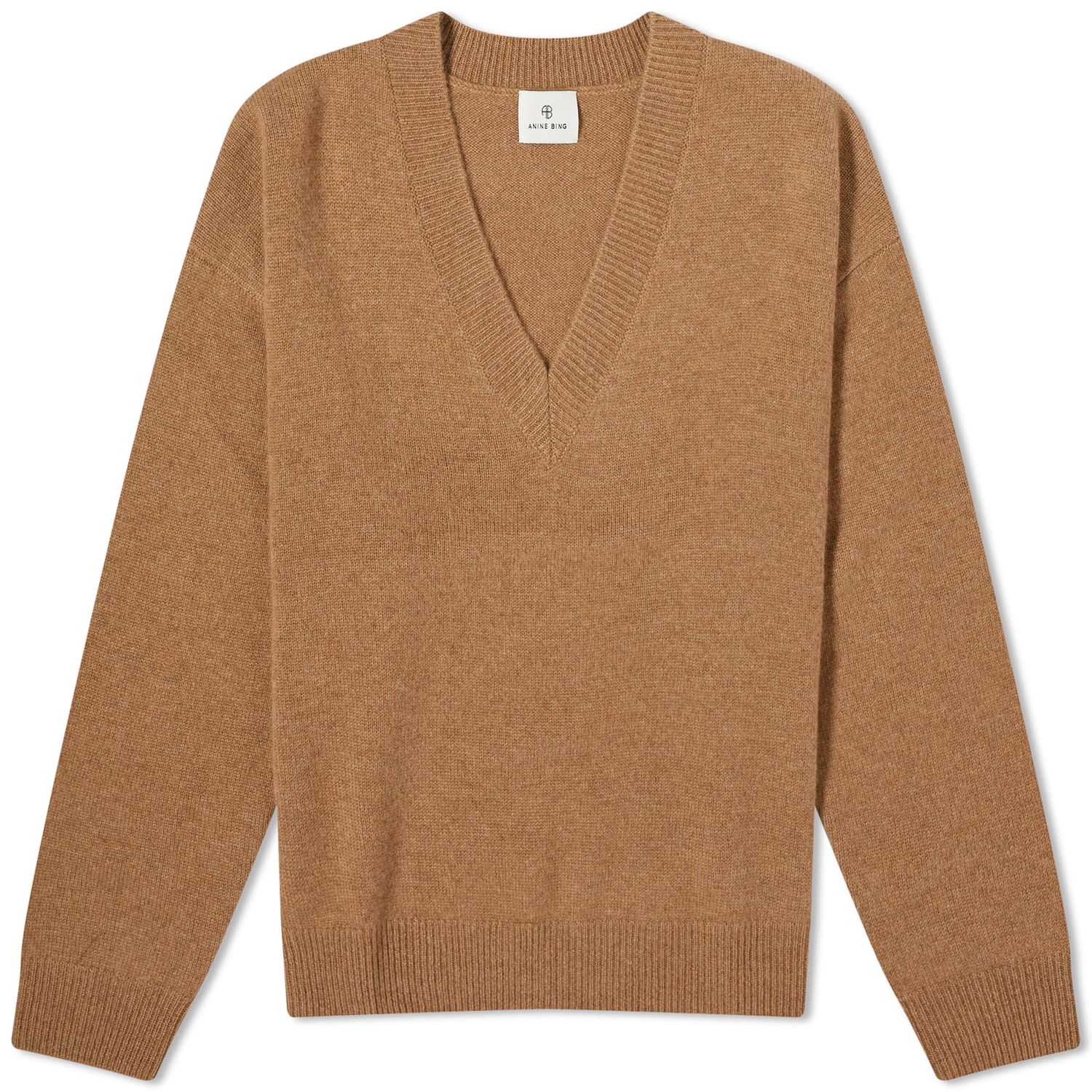 Sweater Anine Bing Lee V-Neck Jumper Brun | A-09-3280-200, 1