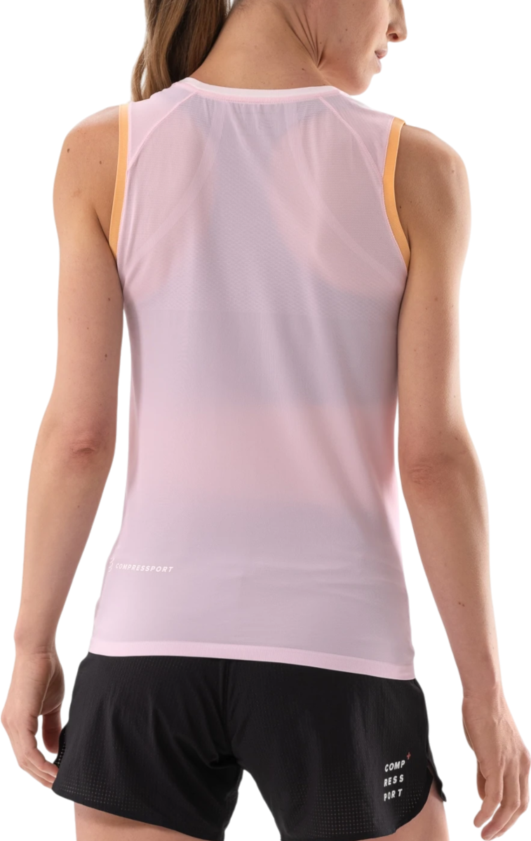 Tanktop Compressport Trail Racing Tank Top Lyserød | atsw3853-atsw3853097, 1