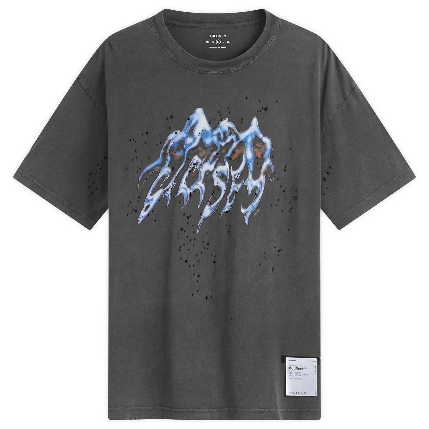 T-shirt Satisfy MothTech T-Shirt, Size Small Grå | 11006-AB-LG2, 0