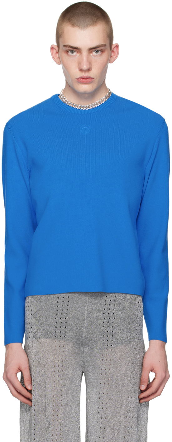 Sweater Marine Serre Core Knit Sweater Blå | MTK005 CKNI0511
