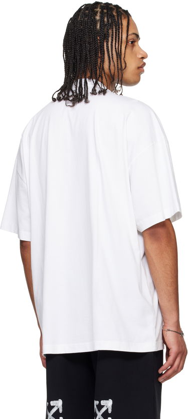 T-shirt Off-White Off-White Fresco Star Graphic T-Shirt Hvid | OMAA161S25JER0010120, 2