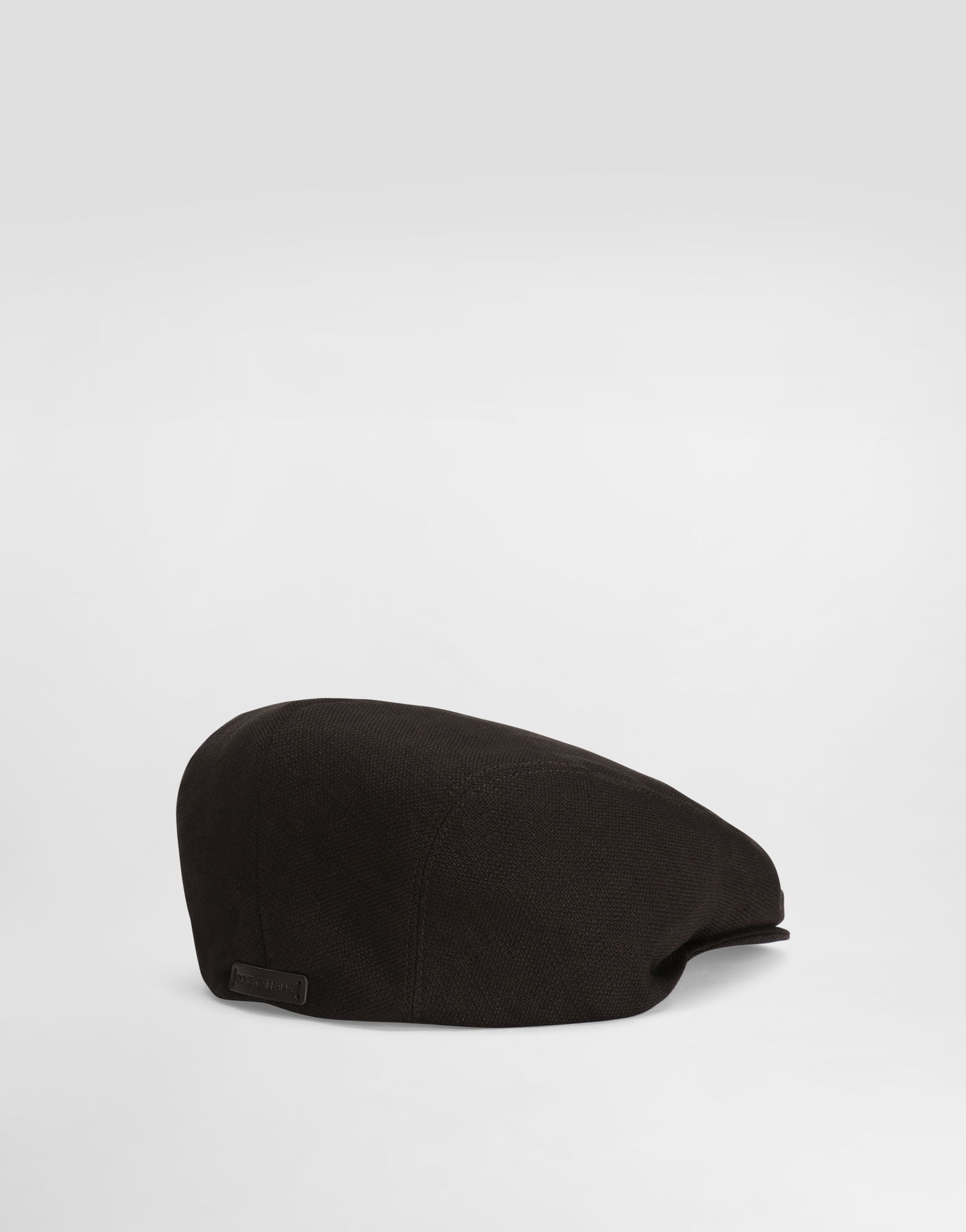 Kasket Dolce & Gabbana Dolce & Gabbana Linen Flat Cap Sort | GH587AGJ061M1348, 1