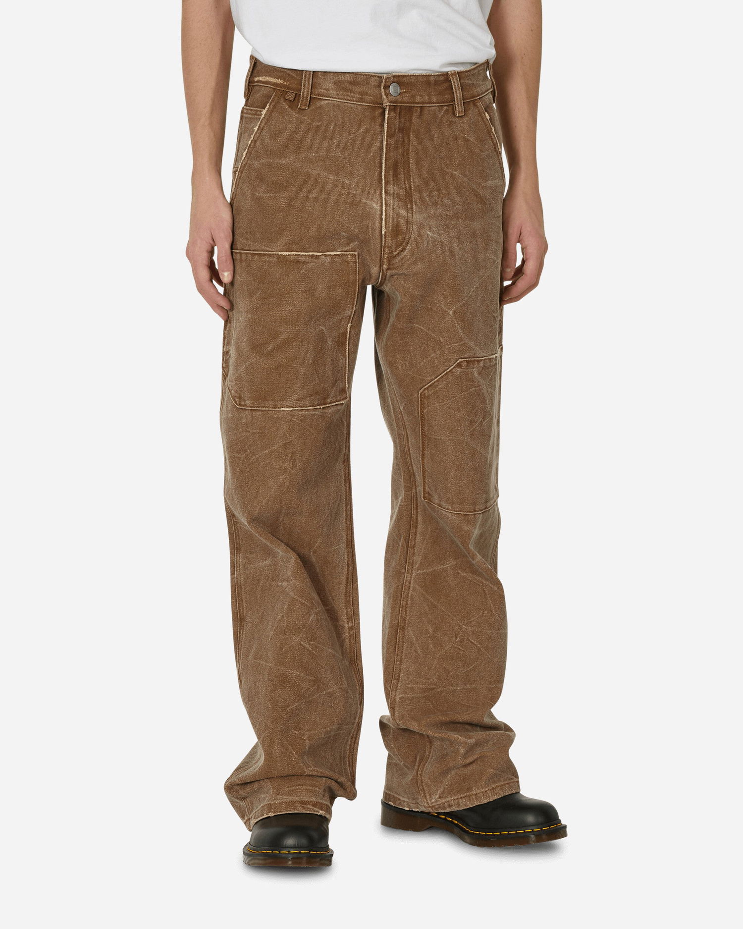 Bukser Acne Studios Patch Canvas Trousers Brun | CK0101- ALL, 1