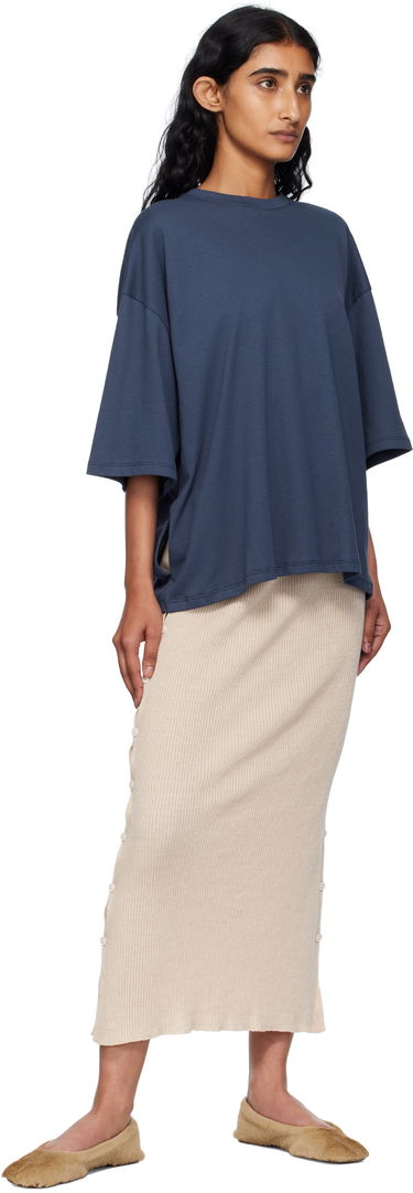 Nederdel Baserange Baserange Franca Midi Knit Skirt Beige | SSFR-LS-AU25, 3