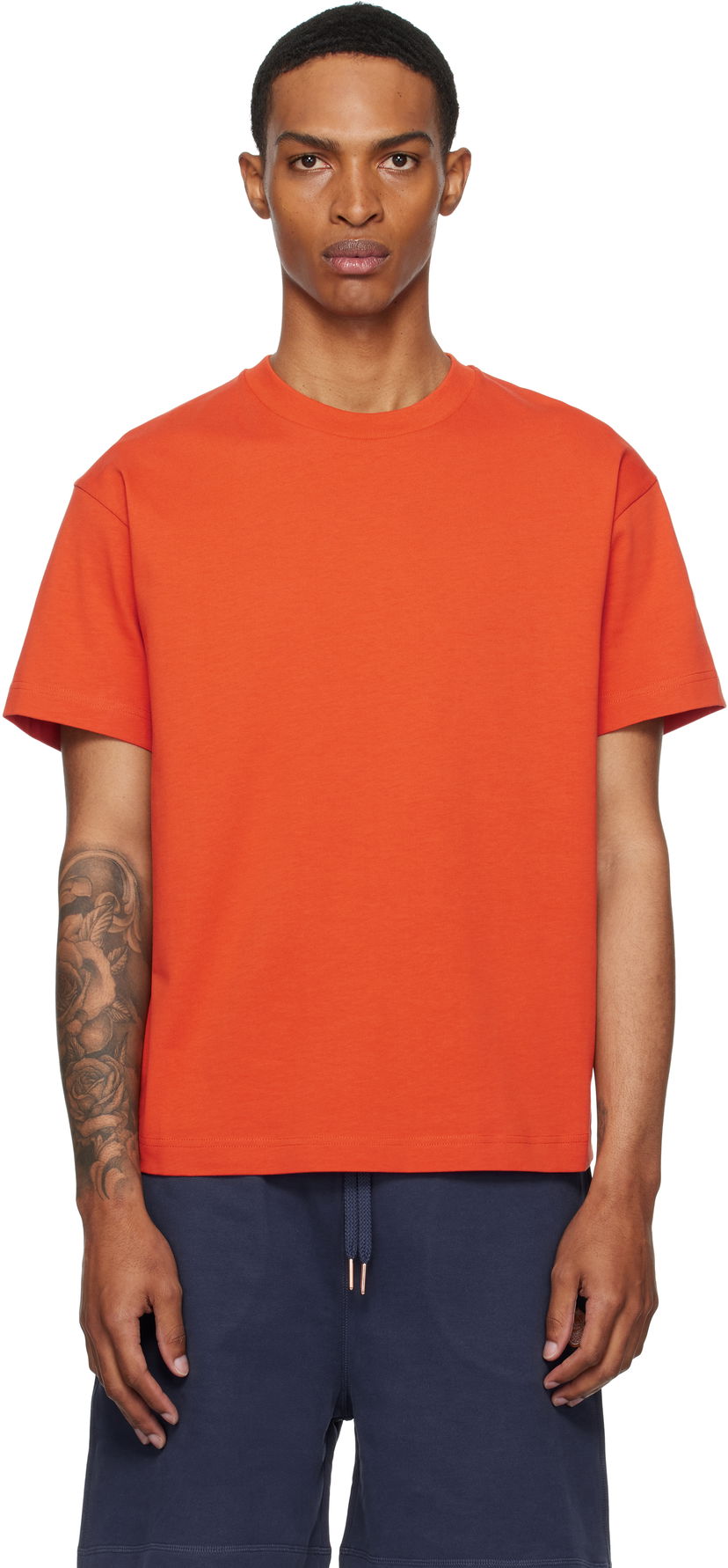 T-shirt Moncler Moncler Genius x Gilga Farm Short Sleeve T-Shirt Orange | K24028C0000289AZ9