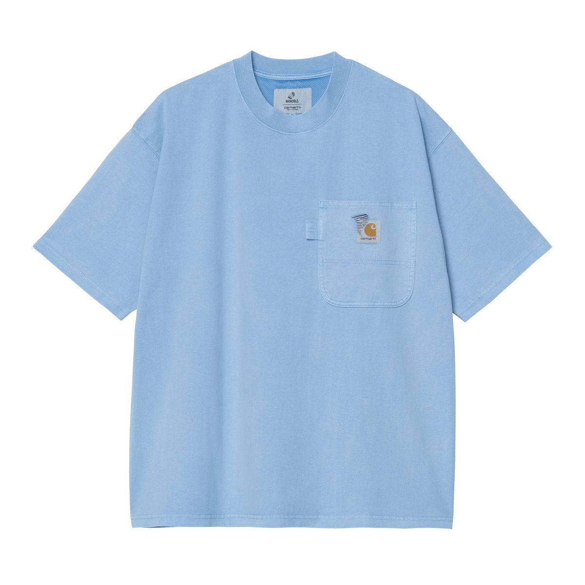 T-shirt Carhartt WIP Pigment Dyed Pocket T-Shirt Blå | A242063_9, 0