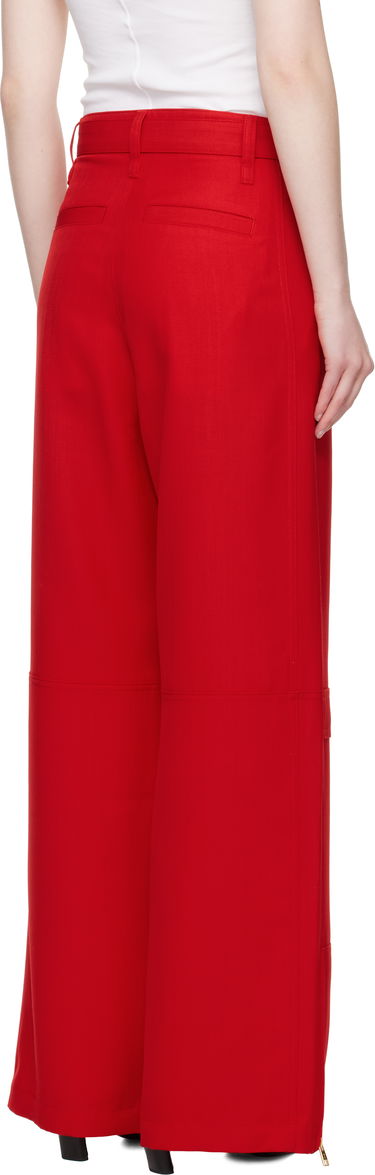 Bukser AMI AMI Paris Wool Cargo Pants Rød | FTR307.WV0068, 2