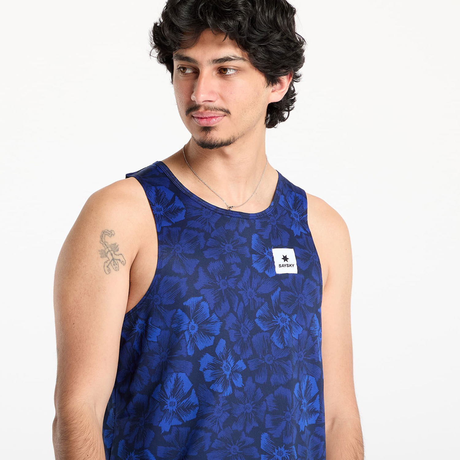 Tanktop Saysky SAYSKY Flower Combat Singlet Blå | NMRSI31C1029, 1