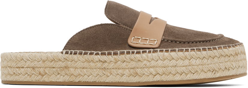 Sneakers og sko JW Anderson JW Anderson Espadrille Loafer Mules Brun | LF0054-LA0240