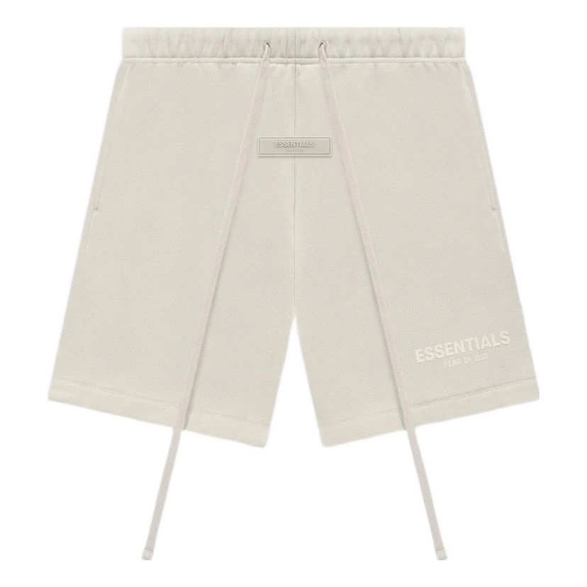 Shorts Fear of God Essentials SS22 Logo Shorts Beige | FOG-SS22-136