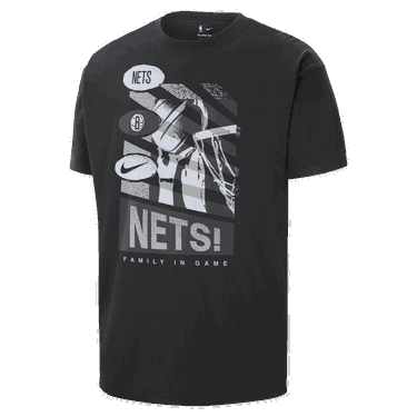 T-shirt Nike NBA Brooklyn Nets Courtside Sort | HF1269-010, 0