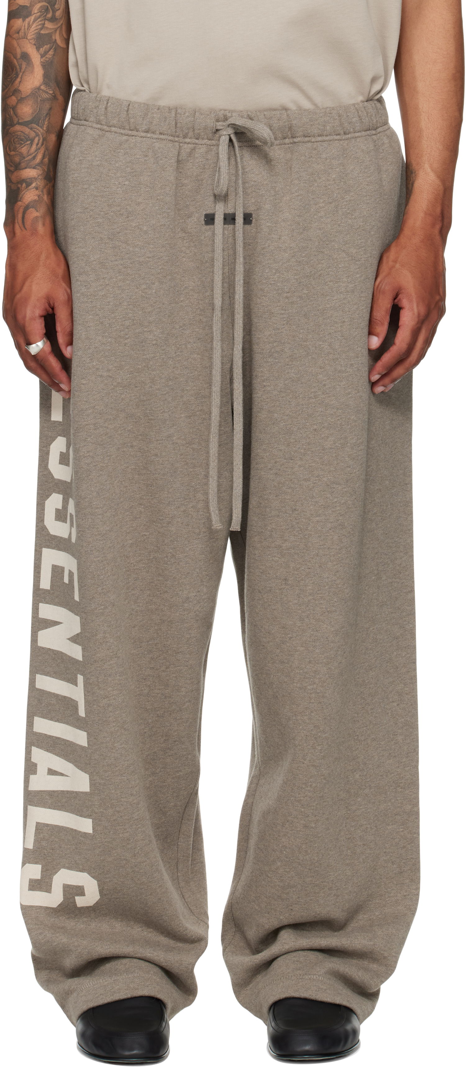 Joggingbukser Fear of God Fear of God ESSENTIALS Lounge Fleece Sweatpants Grå | 130SP254323F, 0