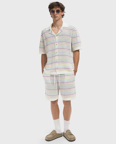 Shorts Casablanca Rainbow Crochet Knit Shorts Flerfarvet | M-AW25-KW-1098-01, 1
