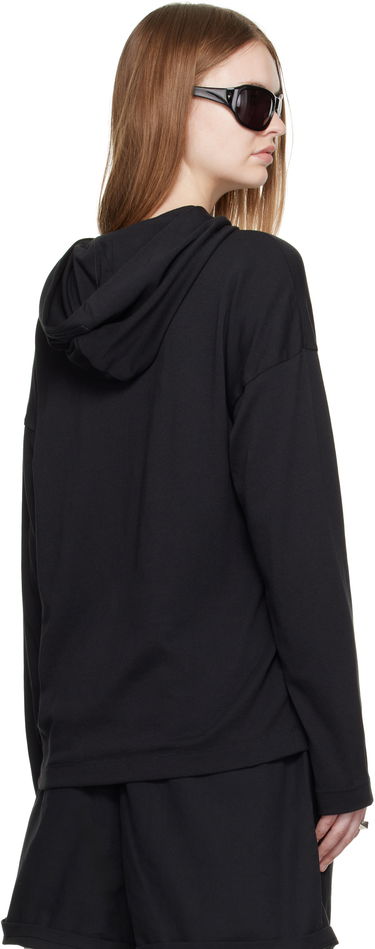 Sweatshirt Fear of God Fear of God ESSENTIALS Long Sleeve Hoodie Sort | 125SP257170FW, 2