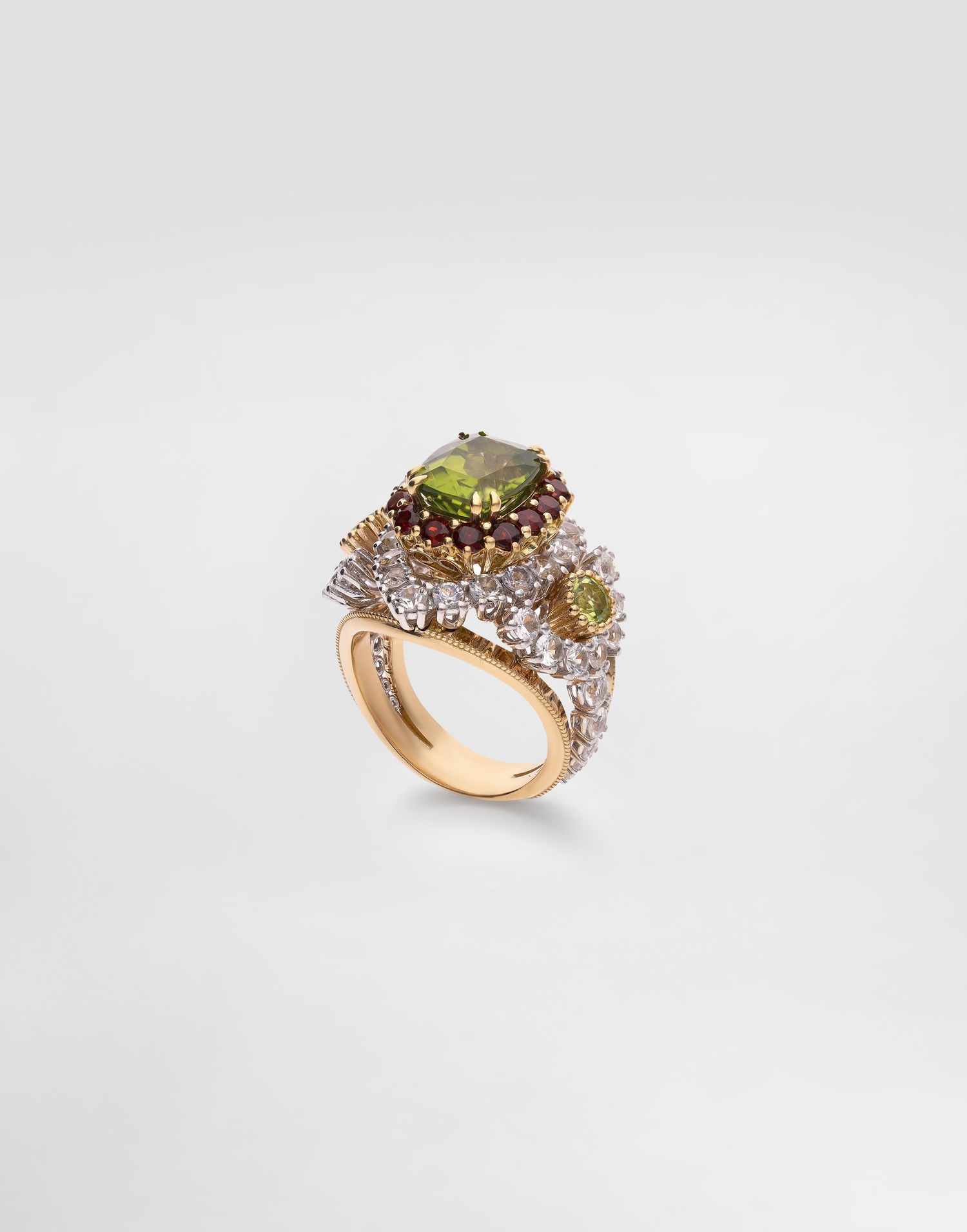 Ring Dolce & Gabbana Peridot and Garnet Ring Flerfarvet | WRSA6GWPER187583, 0