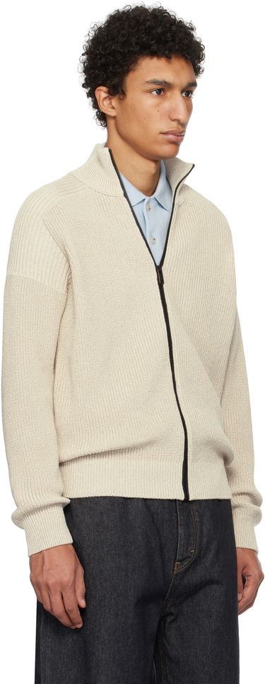Sweater BOSS Zip Sweater Mørkeblå | 50531511, 4