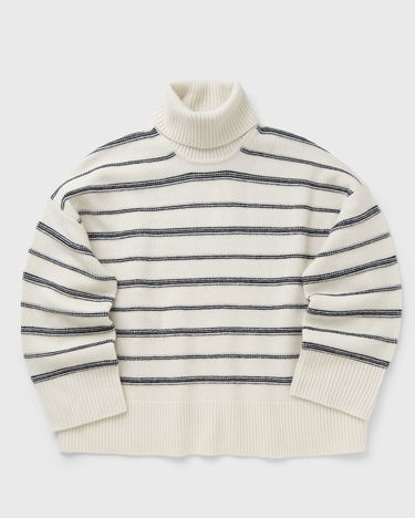 Sweater Samsoe Samsoe Striped Turtleneck Sweater Hvid | F25300177-CLR002299, 1