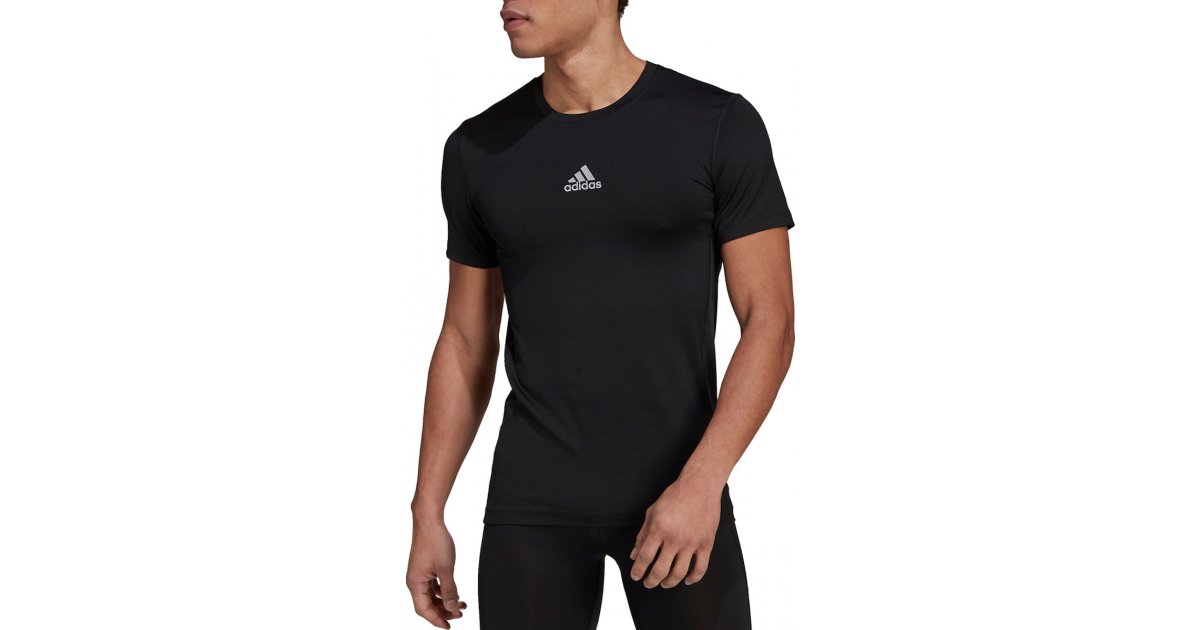 T-shirt adidas Originals Techfit Training T-Shirt Sort | gu4906, 1
