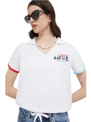T-shirt Moschino Love T-shirt Hvid | W.4.H93.01.M.3876