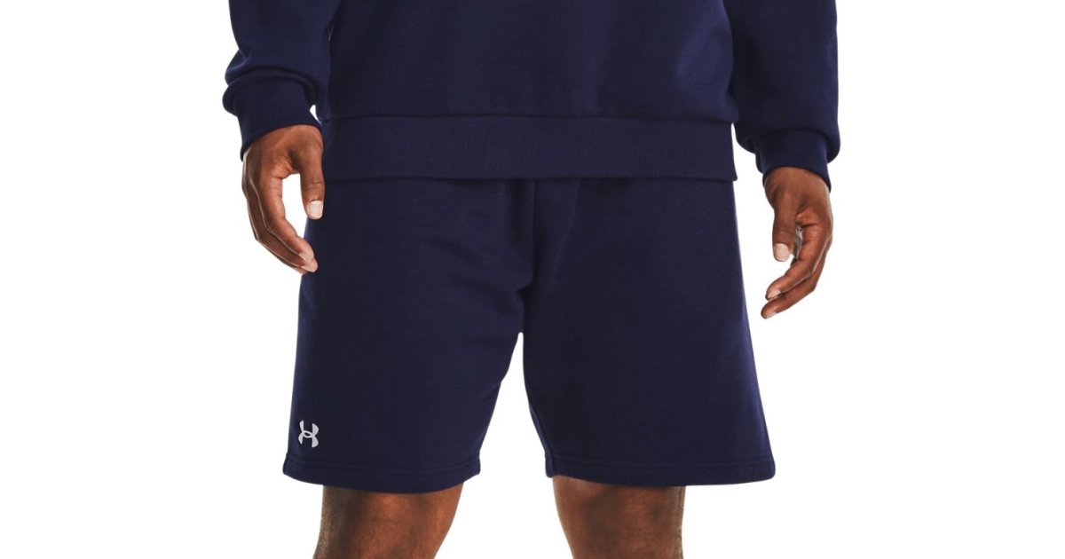 Shorts Under Armour Rival Fleece Shorts Mørkeblå | 1379779-410, 1