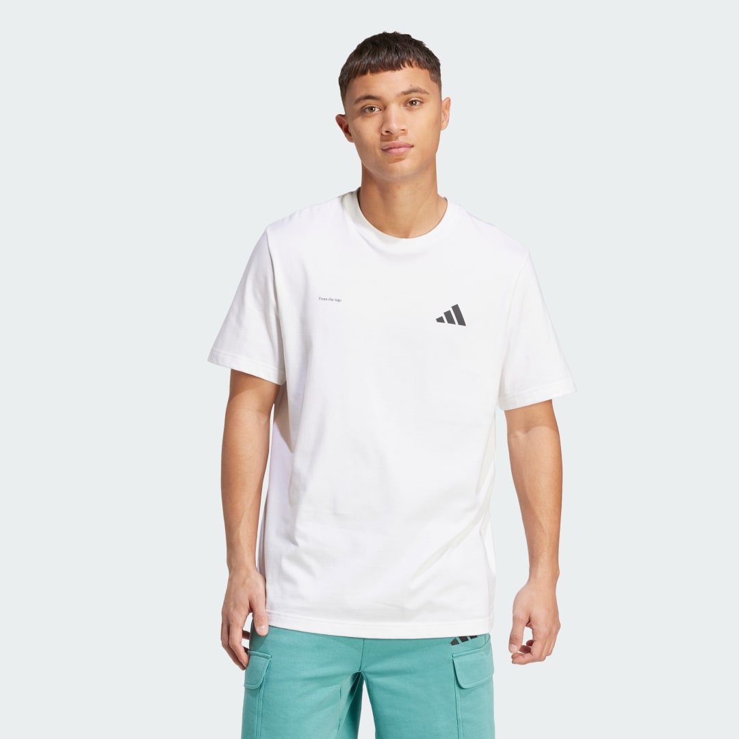 T-shirt adidas Performance Power Of Three Graphic T-Shirt Hvid | JW0835, 0