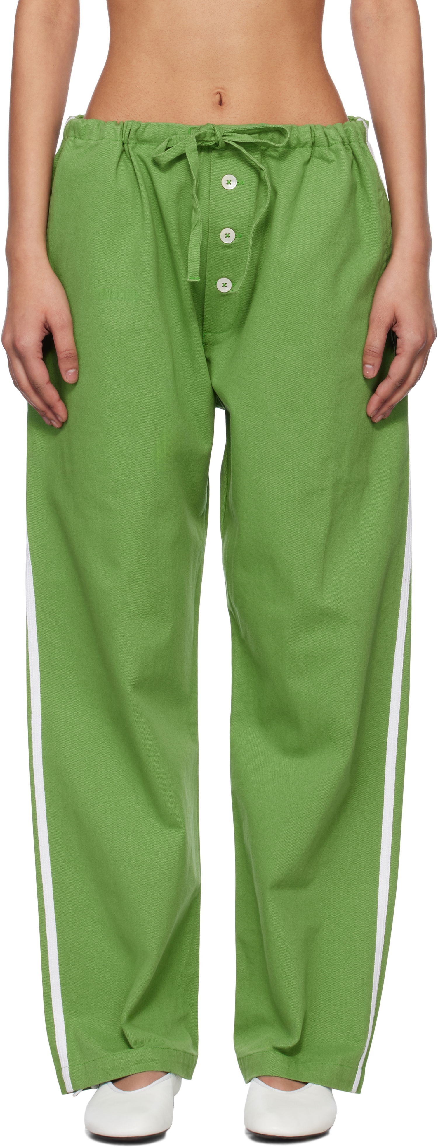 Joggingbukser Bode Bode Italia Trousers Grøn | MRS25BT034, 0