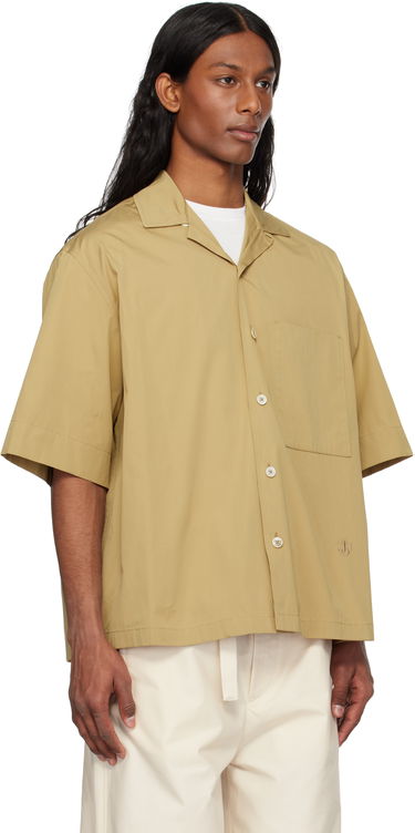Skjorte Jil Sander Jil Sander Cotton Poplin Shirt Beige | J47DL0166_J45292, 1