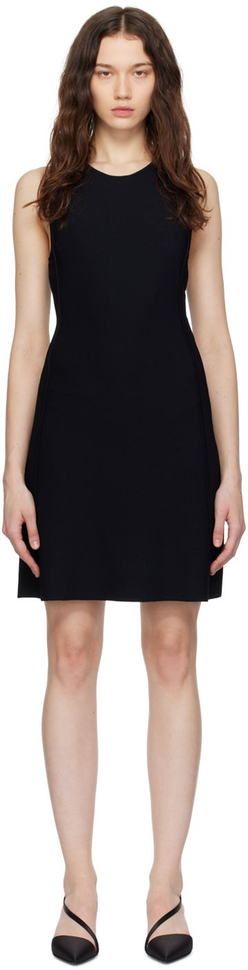 Kjole Stella McCartney Compact Minidress Sort | 6K0610S2076