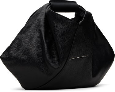 Håndtaske Maison Margiela MM6 Maison Margiela Triangle Leather Tote Sort | SB5WD0029 P7255, 2