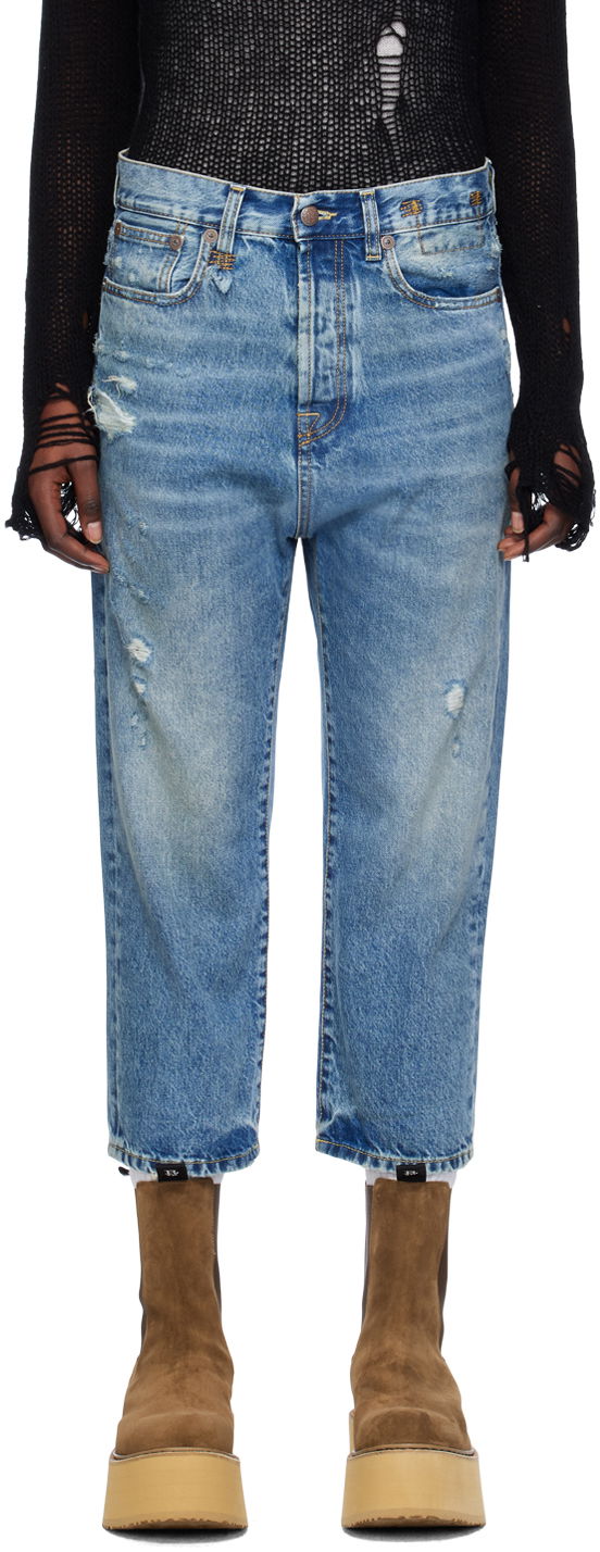 Jeans R13 R13 Tailored Drop Jeans Blå | R13W6452-969A, 0