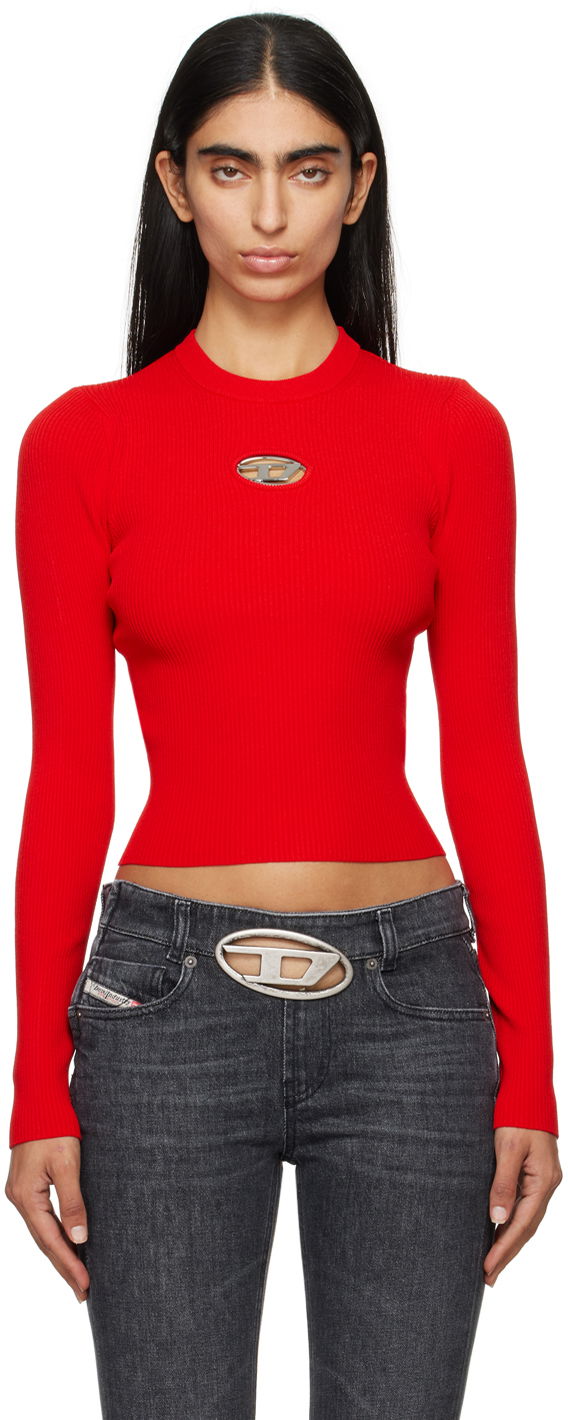 Sweater Diesel M-Valari Sweater Rød | A15328 0DLAX