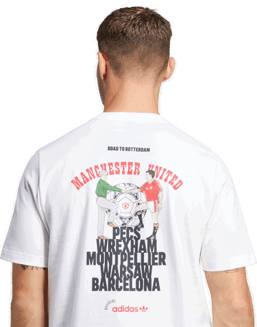 T-shirt adidas Performance Manchester United '91 T-Shirt Hvid | JC9389, 3