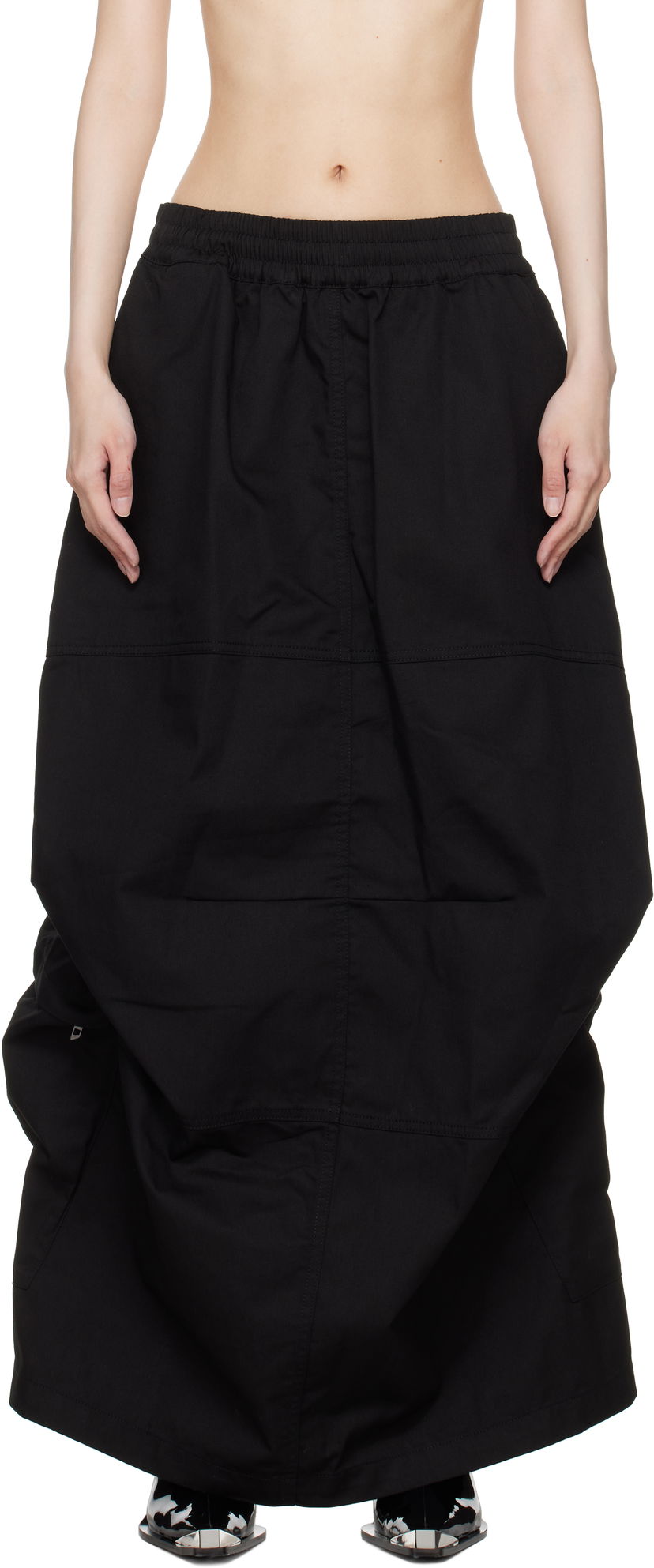 Nederdel Diesel Maxi Skirt With Pockets Sort | A15321 0AJEB