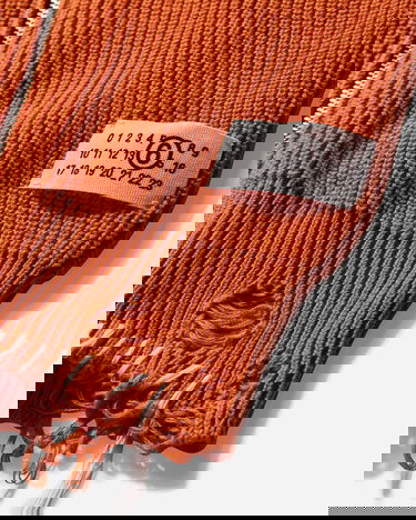 Vest Maison Margiela Zipped Knit Vest Orange | S52FB0095 186, 3