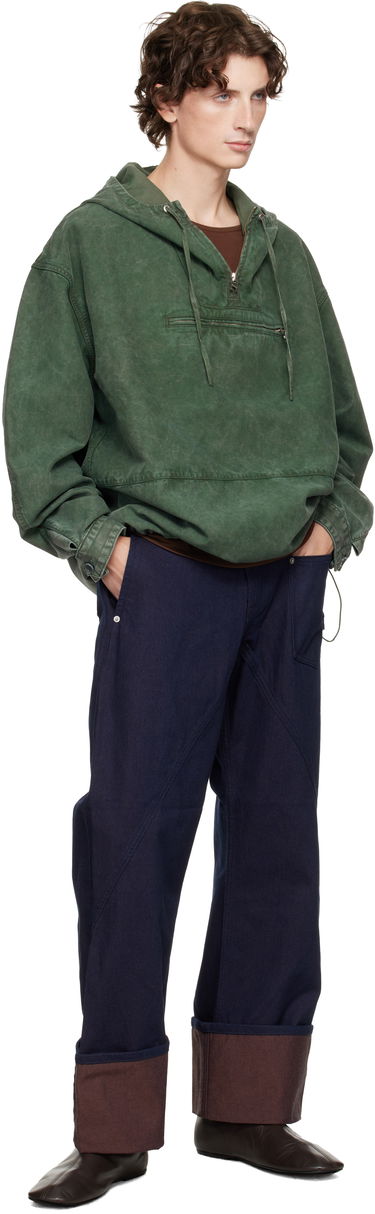 Jakke JW Anderson JW Anderson Garment-Dyed Anorak Jacket Grøn | JK0397-PG1600, 3