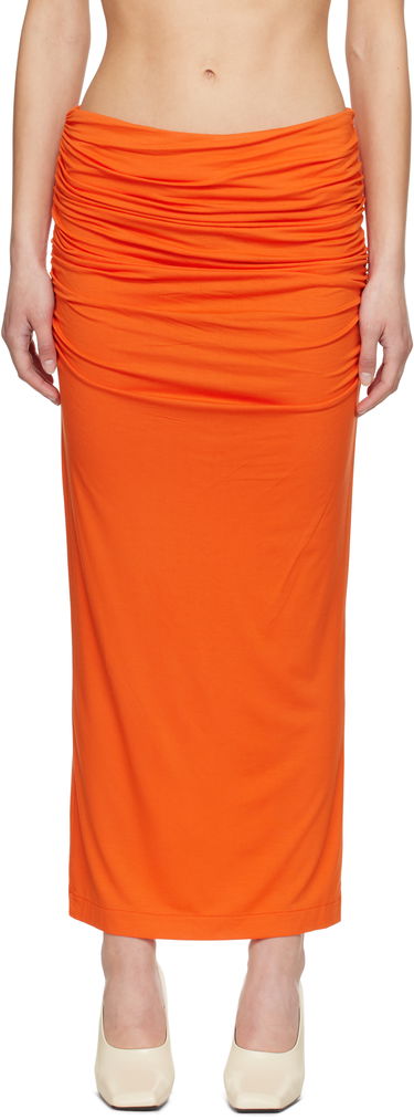 Nederdel Entire Studios Entire Studios Surge Maxi Skirt Orange | ESW-S25-7011-KO, 0