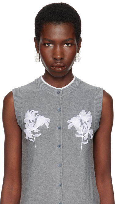 Øreringe SHUSHU/TONG YVMIN Edition Bowknot Square Earrings Hvid | 25615WHT00DN2, 2