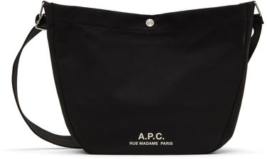Skuldertaske A.P.C. Black Journal Crossbody Bag Sort | PSAKR-M61939, 0