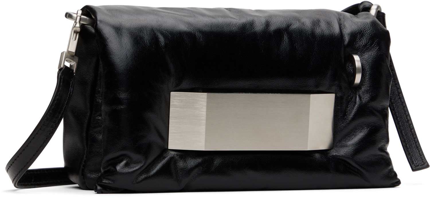 Håndtaske Rick Owens Rick Owens Hollywood Pillow Griffin Bag Sort | RA01E0645 LBPPA, 1