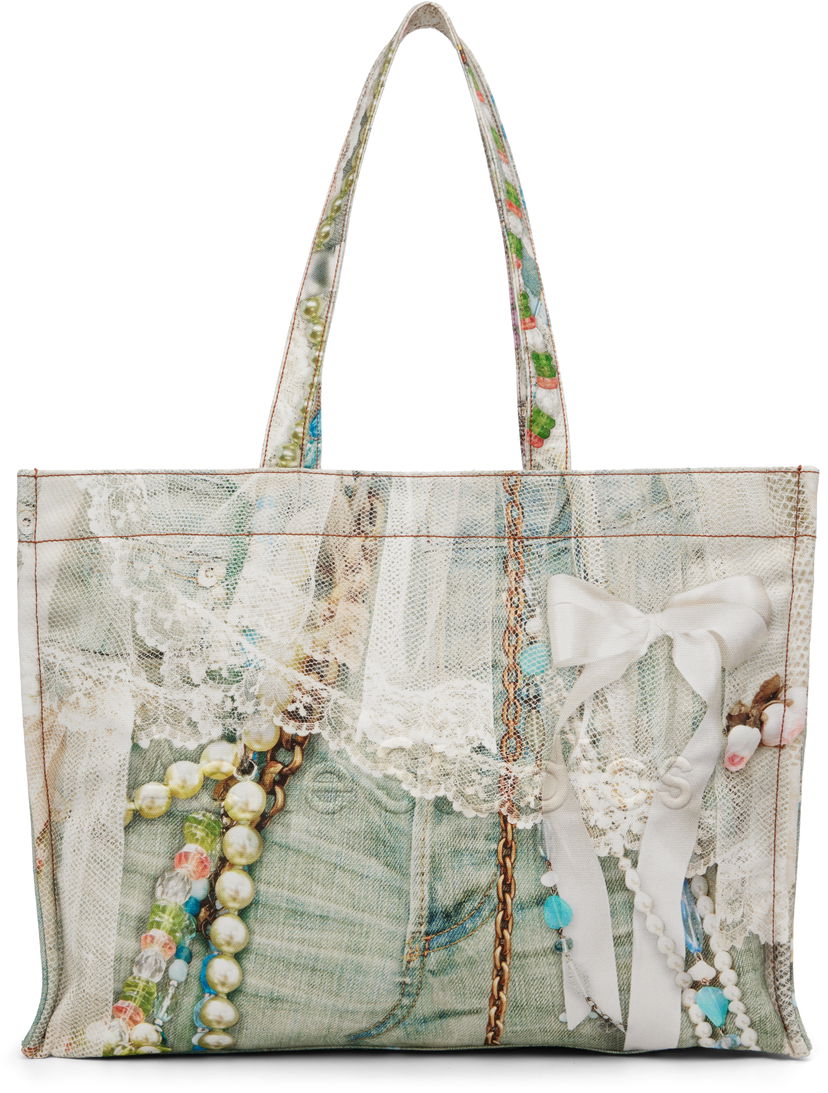 Mulepose Acne Studios Acne Studios Logo Shoulder Tote Flerfarvet | C10245-
