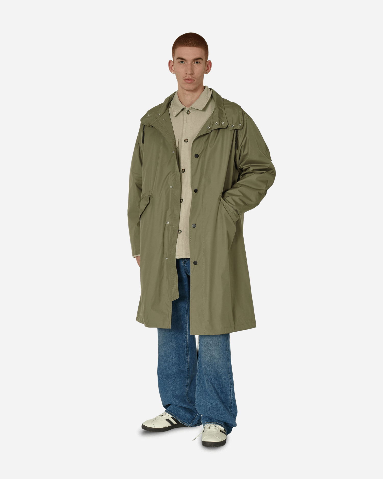 Frakker A.P.C. Antonny Coat Grøn | PSAII-M30192, 1
