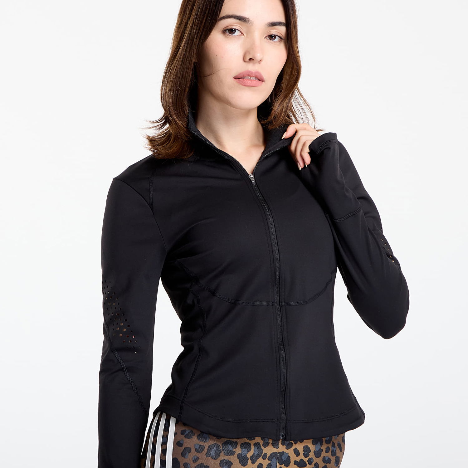 Jakke adidas Performance adidas by Stella McCartney Training Midlayer Sort | JW4551, 1