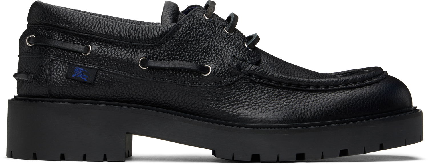 Sneakers og sko Burberry Leather Raft Shoes Sort | 8101539, 0