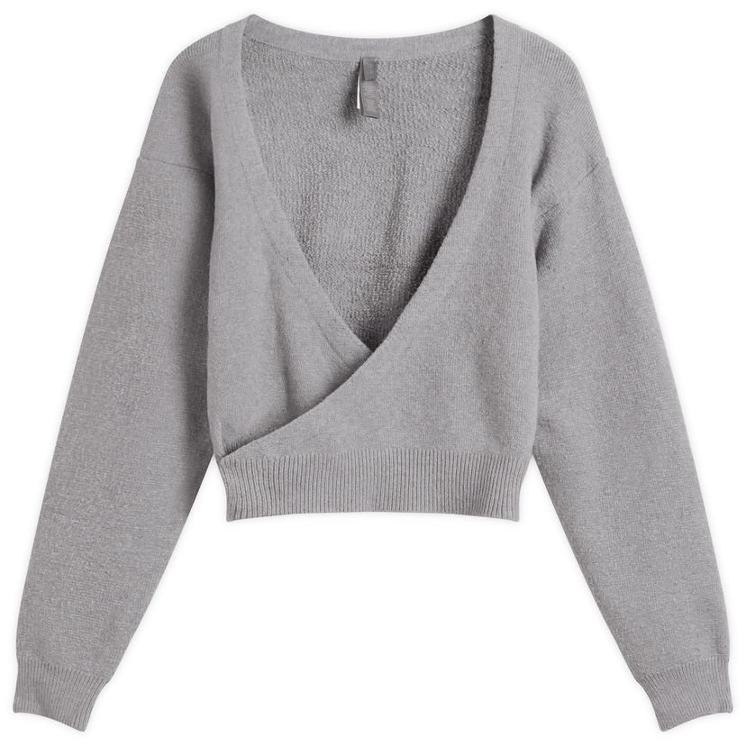 Sweater SKIMS Textured Knit Crop Cardigan Grå | LS-LST-9922W-DHG