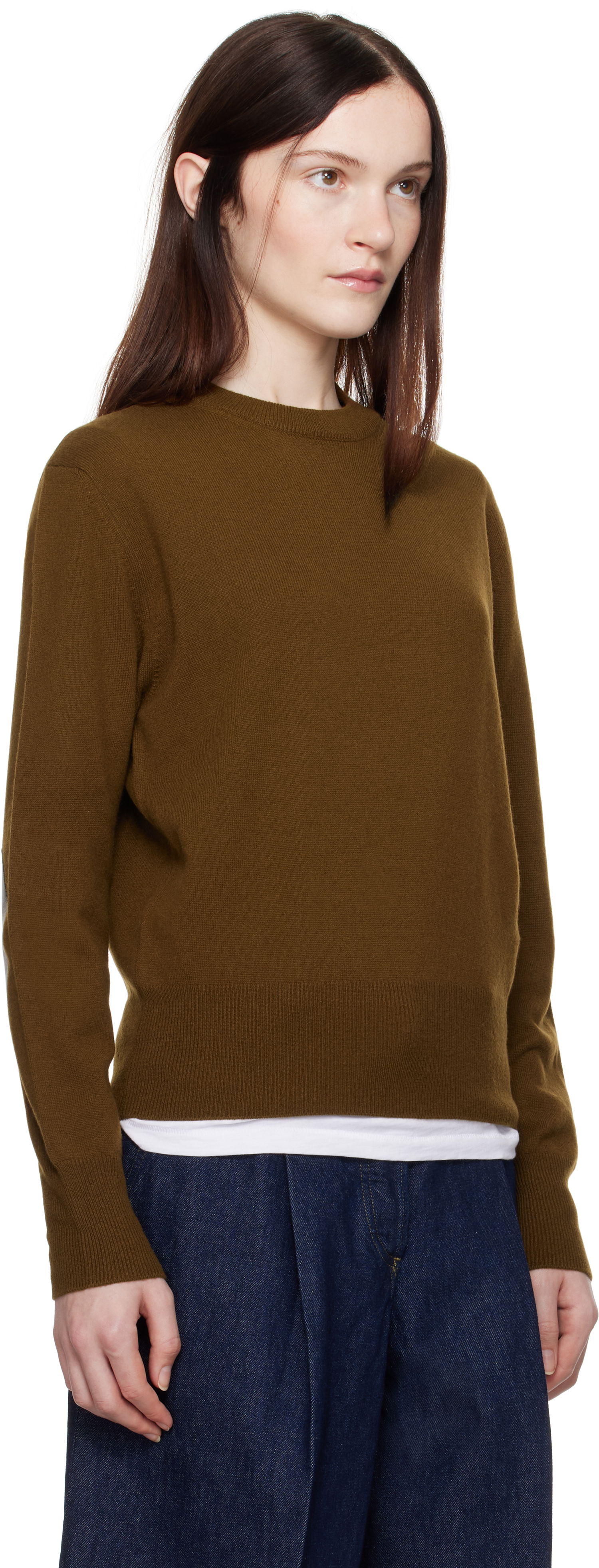 Sweater A.P.C. Anastasia Barbieri Edition Lucia Crewneck Sweater Brun | WSABB-F23397, 1