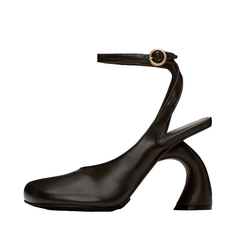 Sneakers og sko Dries Van Noten Dries Van Noten Asymmetrical Slingback Pumps Brun | WS251-676-112