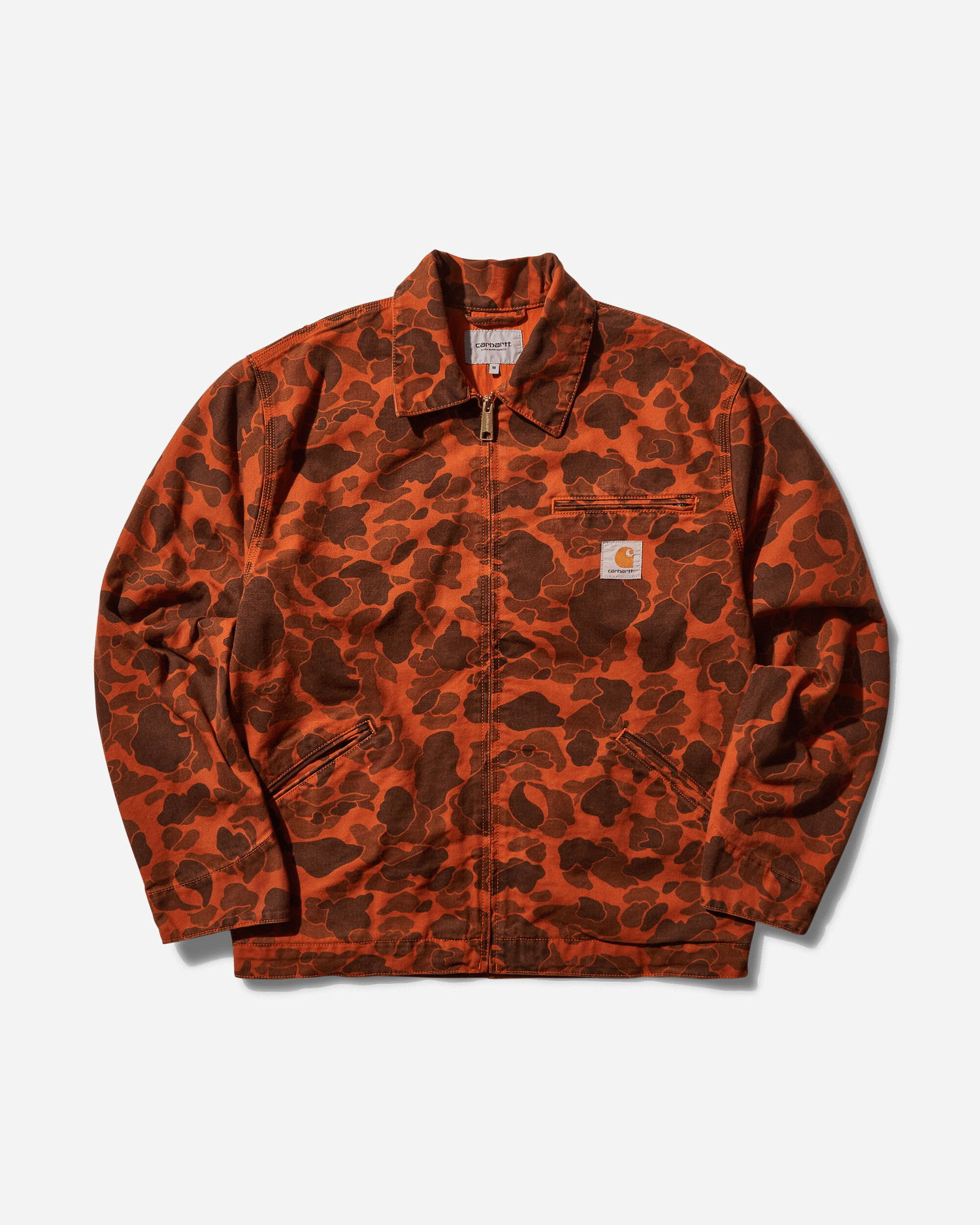 Jakke Carhartt WIP Duck Detroit Jacket Camo Duck Green / Turmeric Bourgogne | I034281 2FAGD, 0